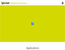 Tablet Screenshot of kflexperformancefoams.com